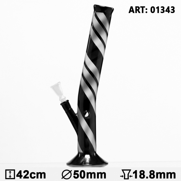 Glas Bong Black Sand 43cm